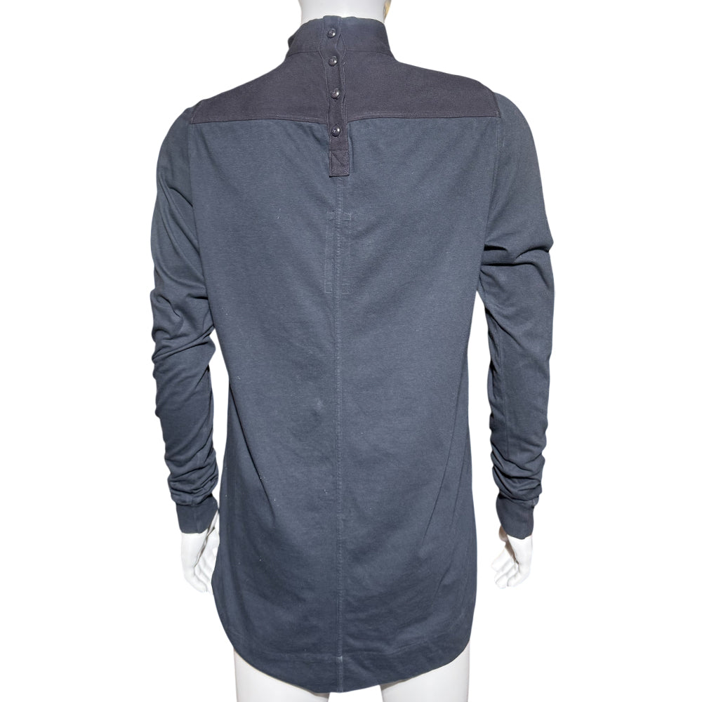 RICK OWENS Navy Long Sleeve Jumper Size M LHQ1393