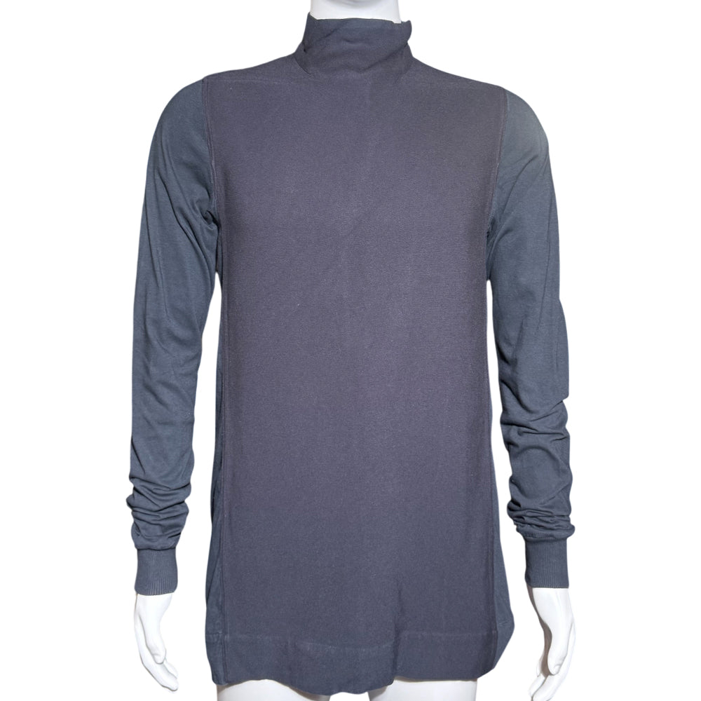 RICK OWENS Navy Long Sleeve Jumper Size M LHQ1393