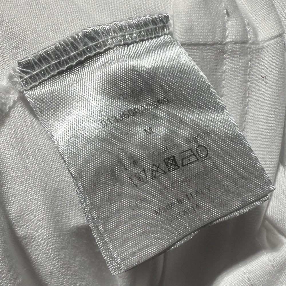 CHRISTIAN DIOR CD White T-Shirt Size M LHQ1399