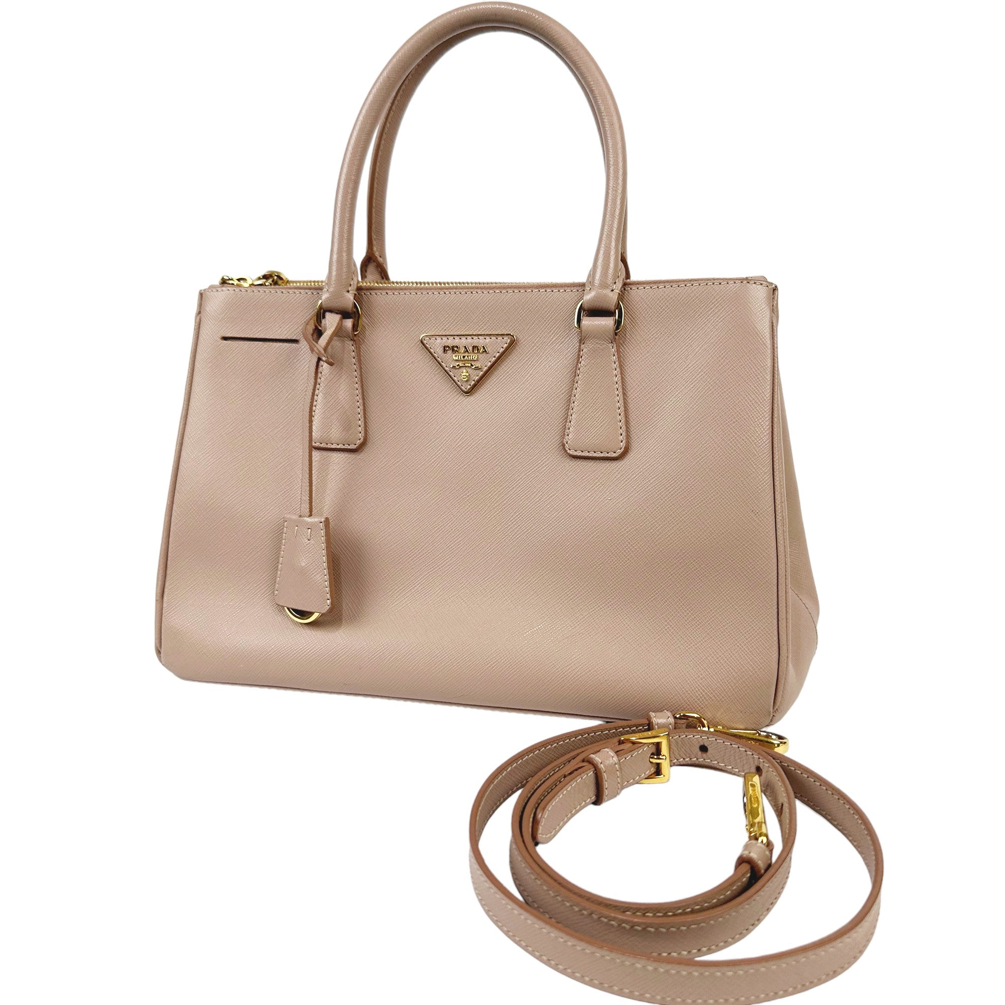 PRADA Borsa a tracolla Cammeo Saffiano Lux LHQ14