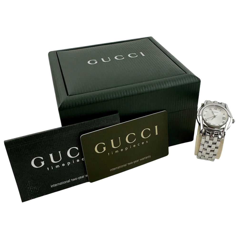 GUCCI Ladies Silver Watch LHQ1411