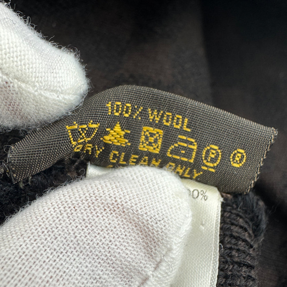 LOUIS VUITTON Black & Brown Neo Beanie Hat LHQ1414