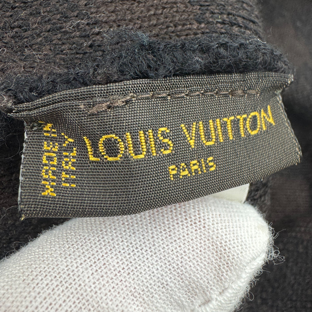 LOUIS VUITTON Black & Brown Neo Beanie Hat LHQ1414