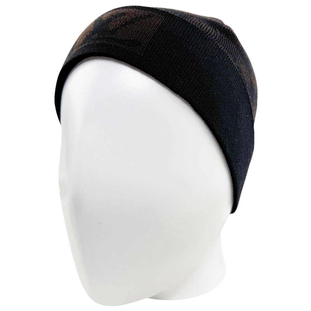 LOUIS VUITTON Black & Brown Neo Beanie Hat LHQ1414