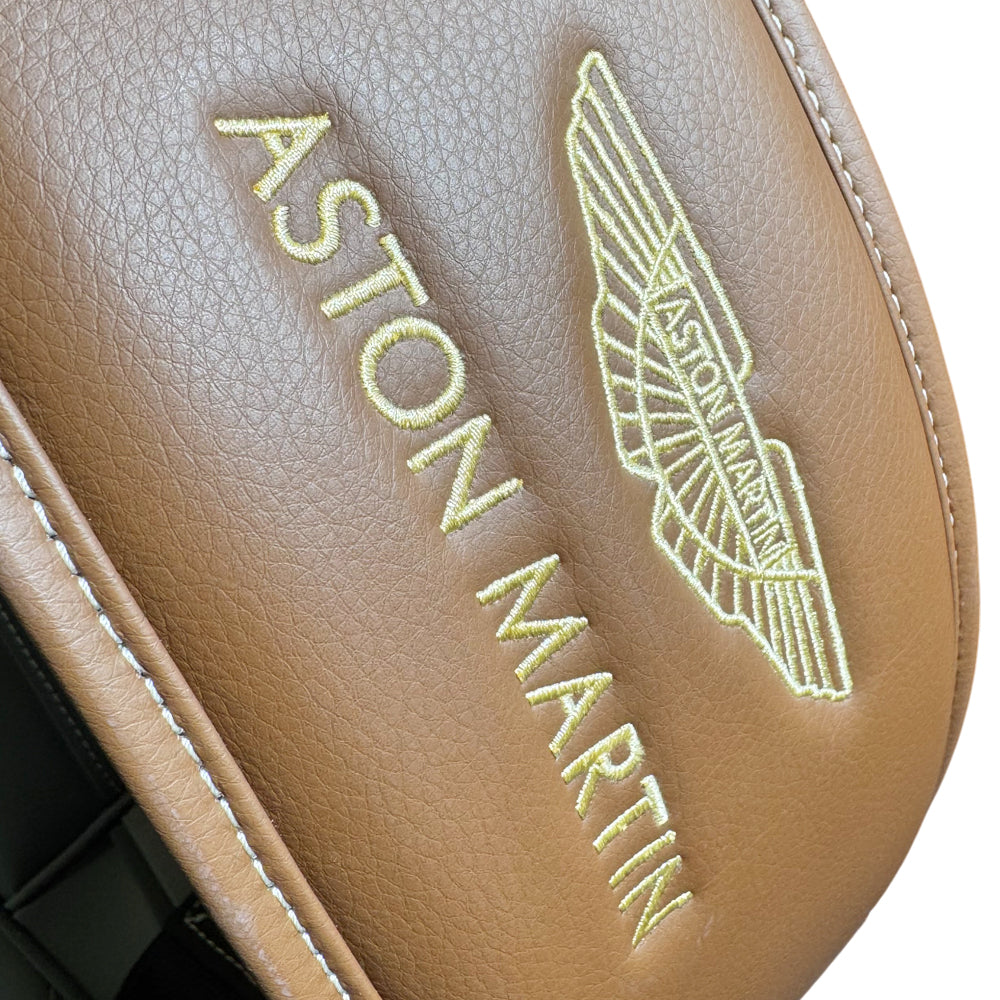 ASTON MARTIN X CALLAWAY DBX Grey Leather Golf Bag With Head Cover LHQ1426