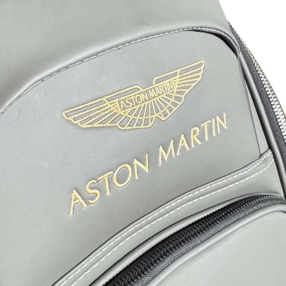 ASTON MARTIN X CALLAWAY DBX Grey Leather Golf Bag With Head Cover LHQ1426