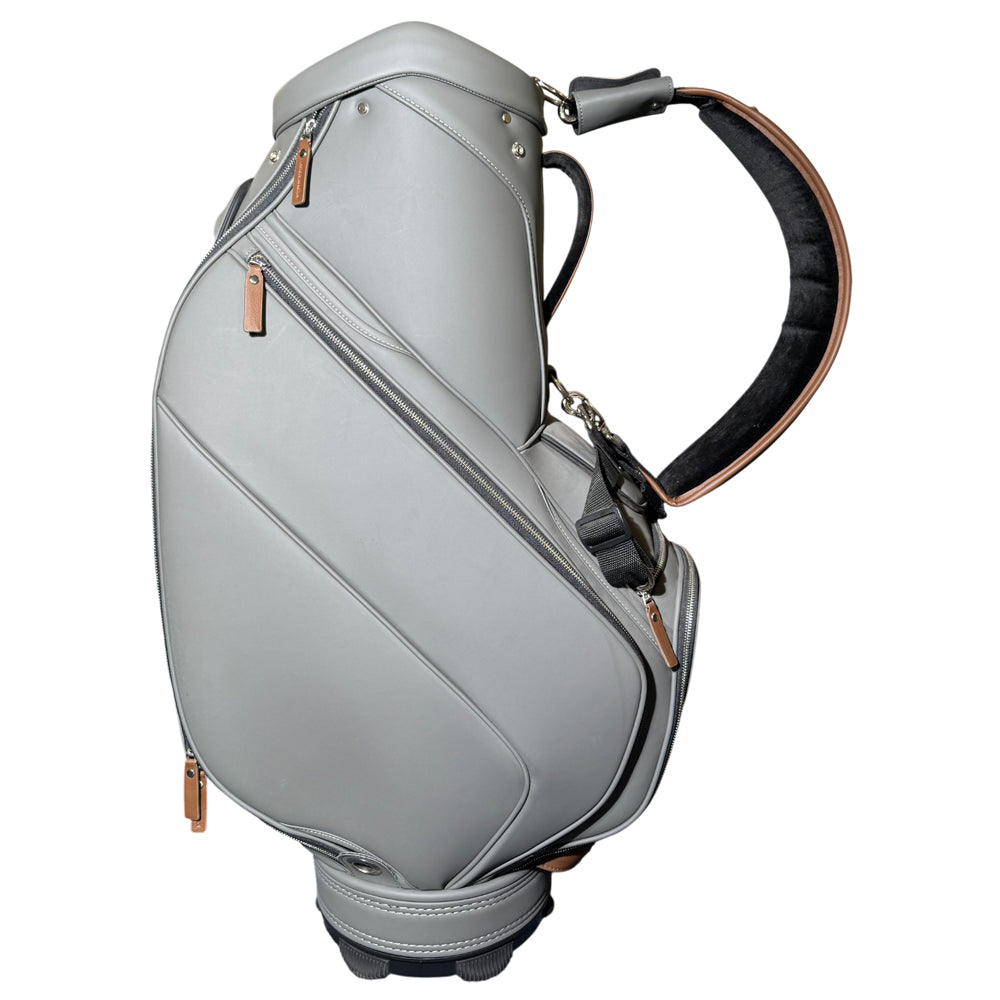 ASTON MARTIN X CALLAWAY DBX Grey Leather Golf Bag With Head Cover LHQ1426