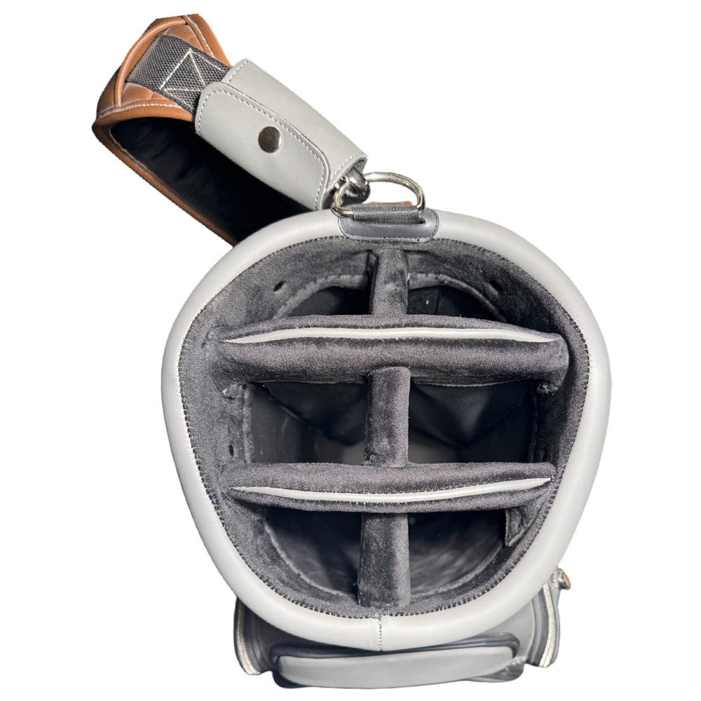 ASTON MARTIN X CALLAWAY DBX Grey Leather Golf Bag With Head Cover LHQ1426