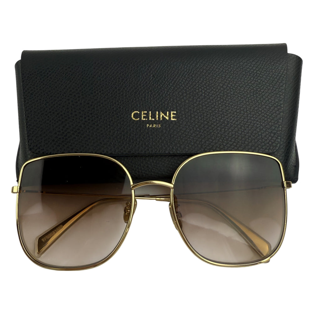 CELINE Gold Triomphe Sunglasses LHQ1432