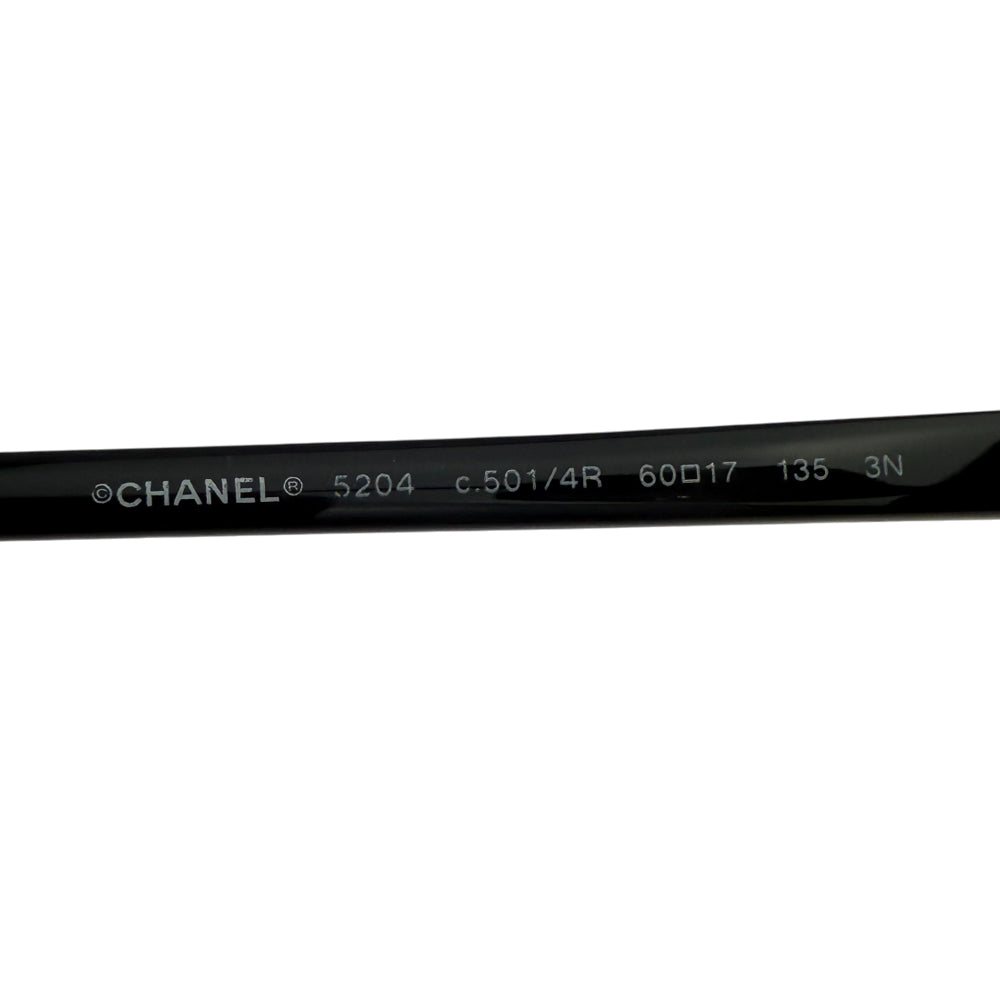 CHANEL Oversized Black Sunglasses LHQ1435