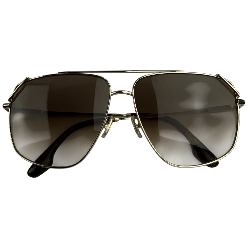 VICTORIA BECKHAM Silver Aviator Sunglasses LHQ1437