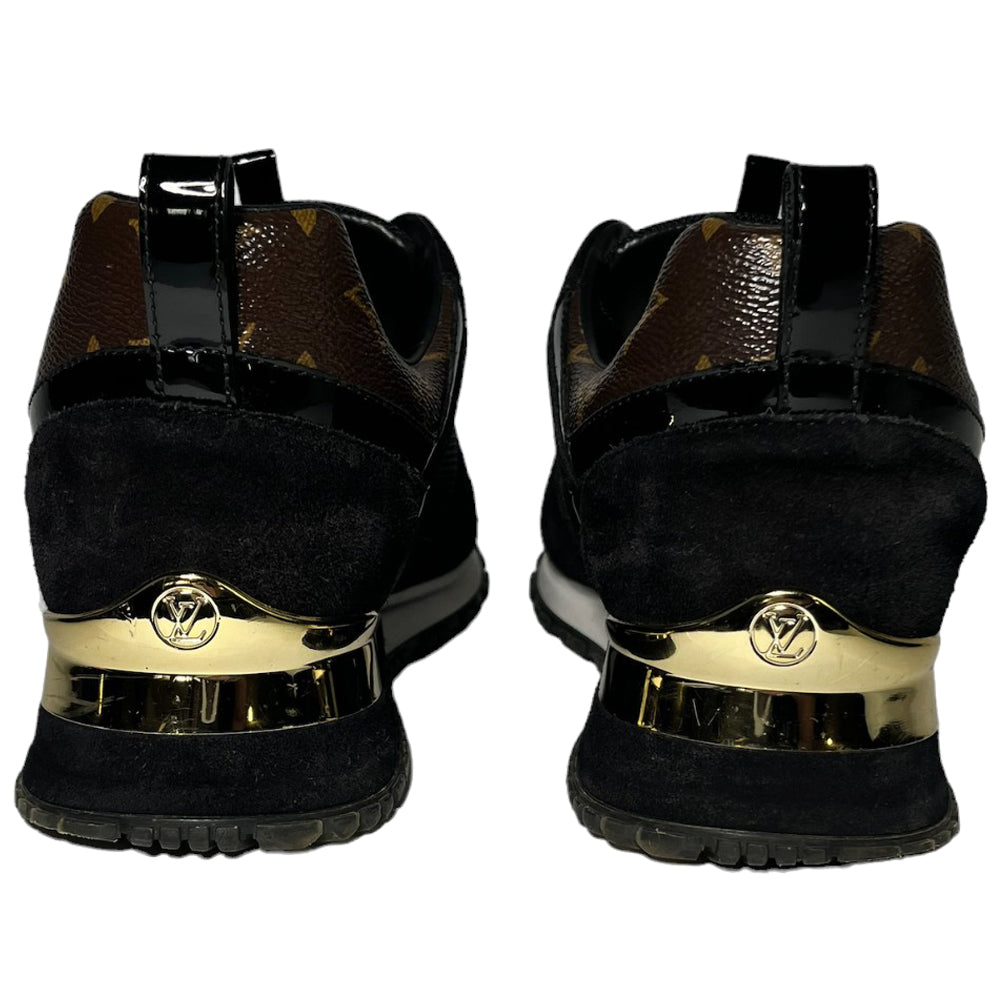 LOUIS VUITTON Mujer Runaway Negro/Marrón Zapatillas Mujer Tallas disponibles: 5.5 UK LHQ145