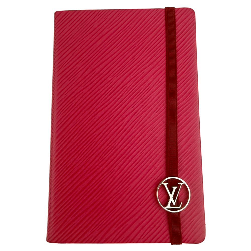 Louis Vuitton Cahier Gustave Pink Epi Leather MM Notebook LHQ1455