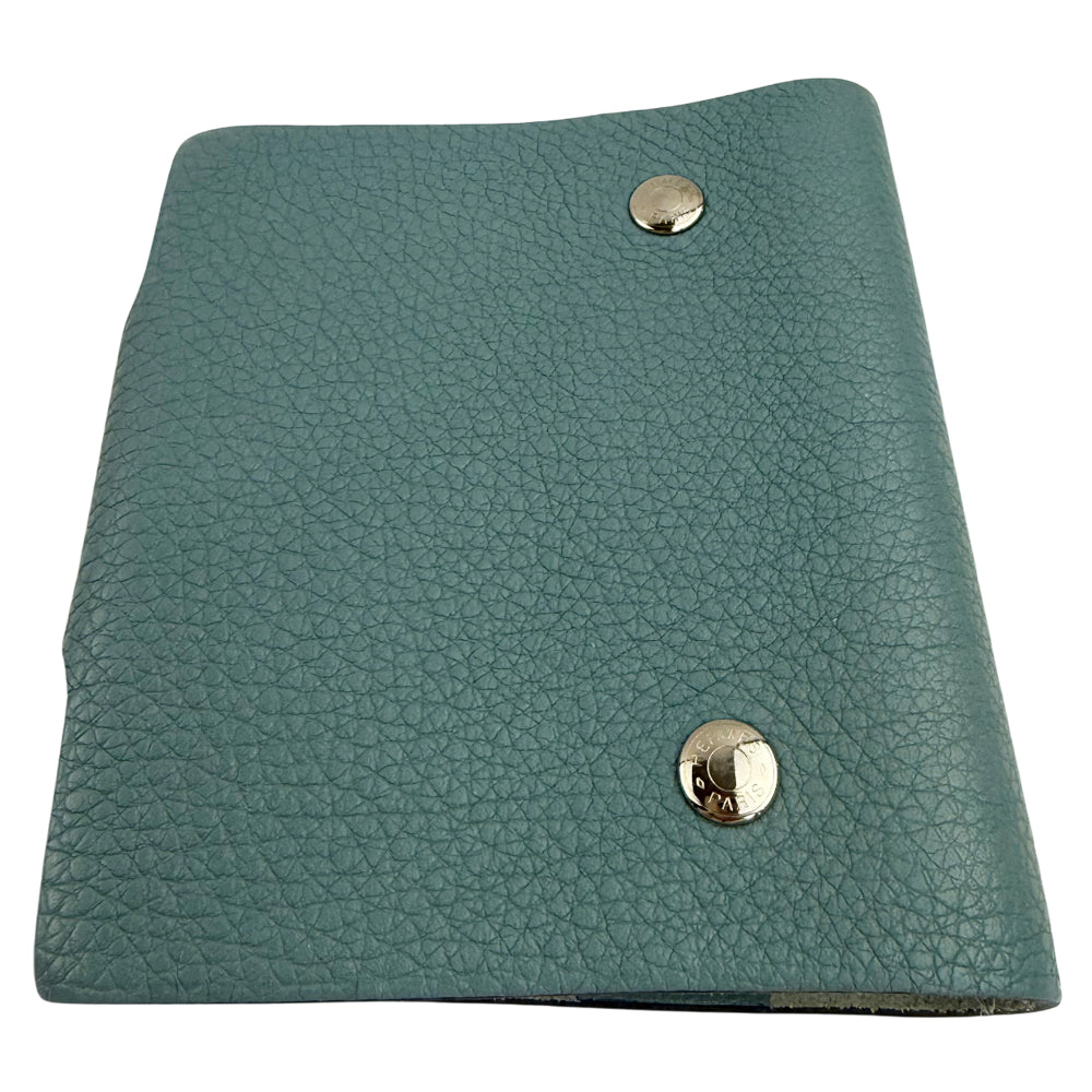HERMES Ulysse PM Blue Leather Notebook LHQ1458