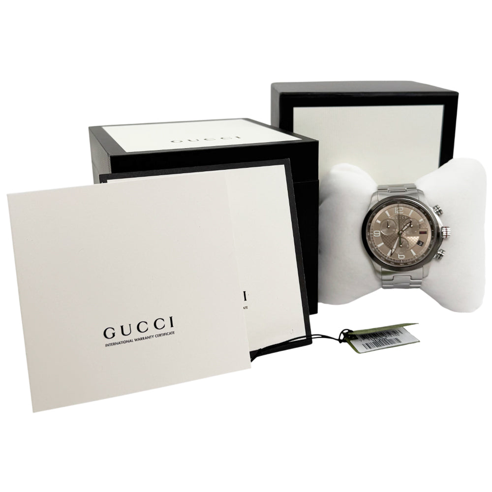 GUCCI Mens Timeless Chronograph Watch LHQ1459