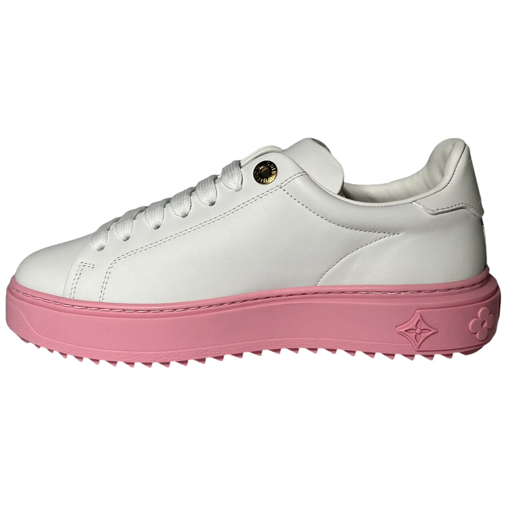 LOUIS VUITTON Zapatillas Mujer Blanco/Rosa Time Out Tallas disponibles: 4.5 UK LHQ146