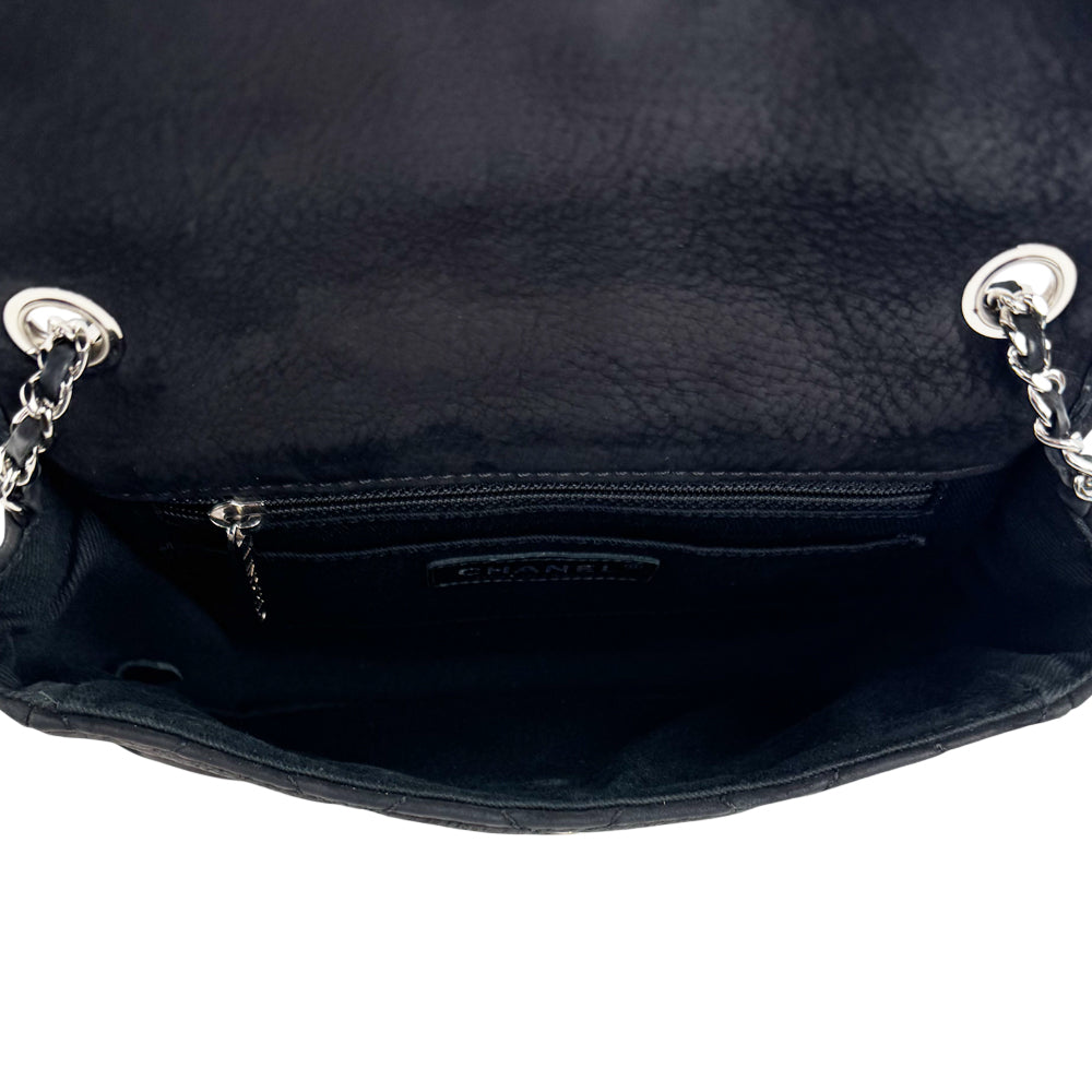 CHANEL CoCo Matelasse Black Leather Shoulder Bag LHQ1467