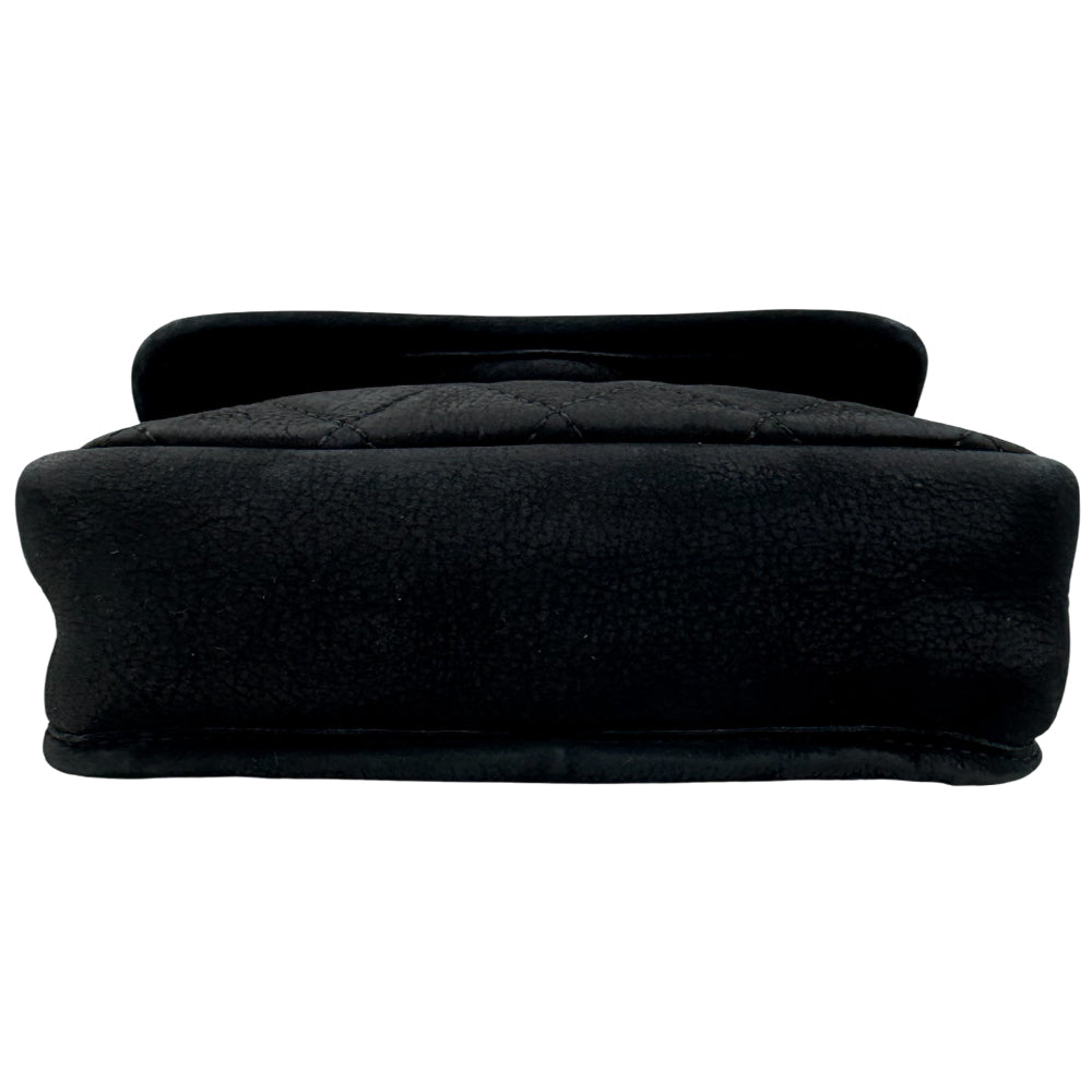 CHANEL CoCo Matelasse Black Leather Shoulder Bag LHQ1467