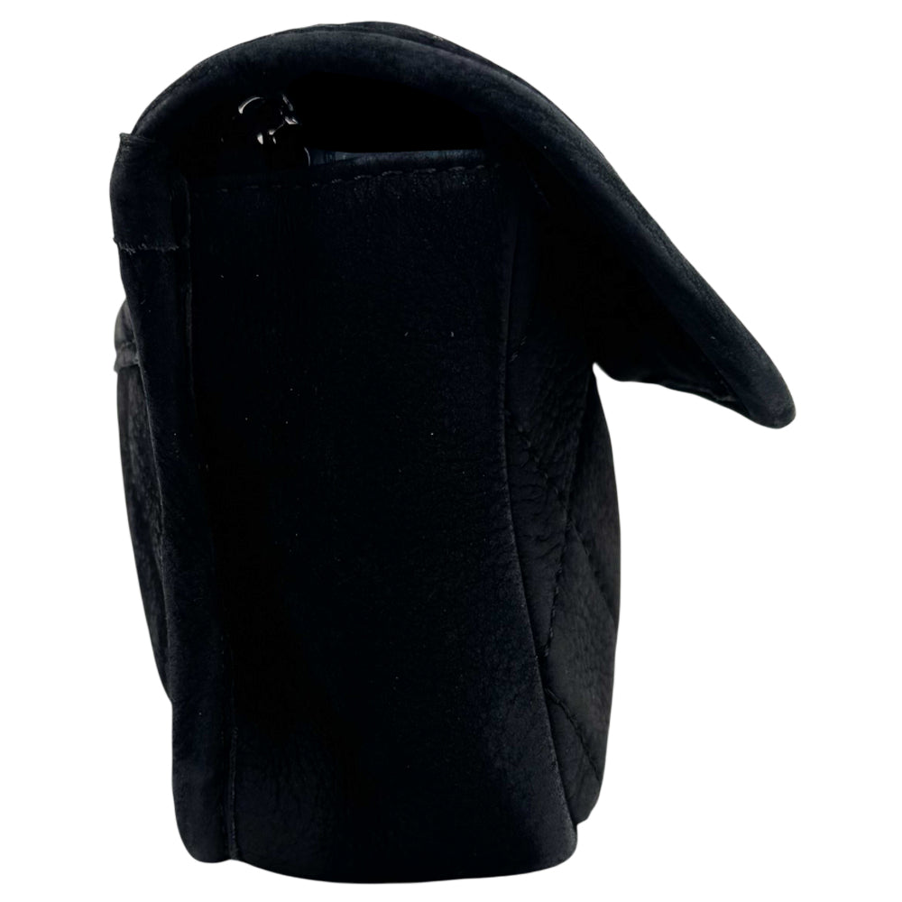 CHANEL CoCo Matelasse Black Leather Shoulder Bag LHQ1467