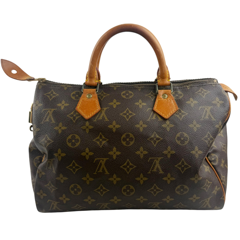 LOUIS VUITTON Speedy 30 Monogram Handbag LHQ1470