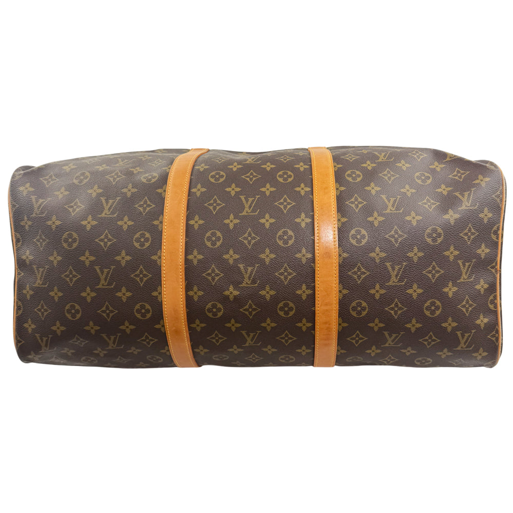 LOUIS VUITTON Sac Souple 55 Monogram Boston Keepall Bag LHQ1476