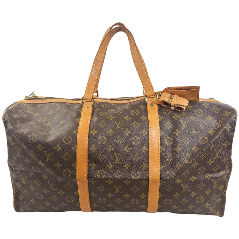 LOUIS VUITTON Sac Souple 55 Monogram Boston Keepall Bag LHQ1476