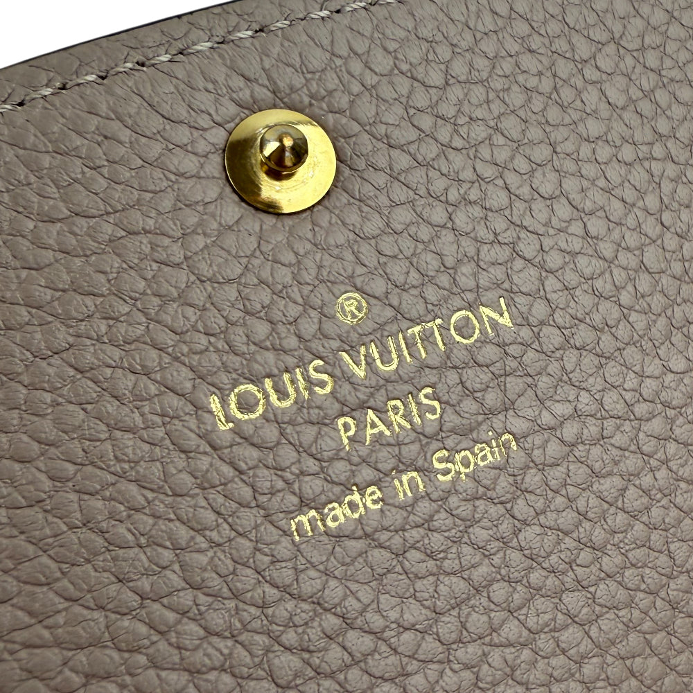 LOUIS VUITTON Emily Empreinte Pink Leather Long Purse LHQ1481