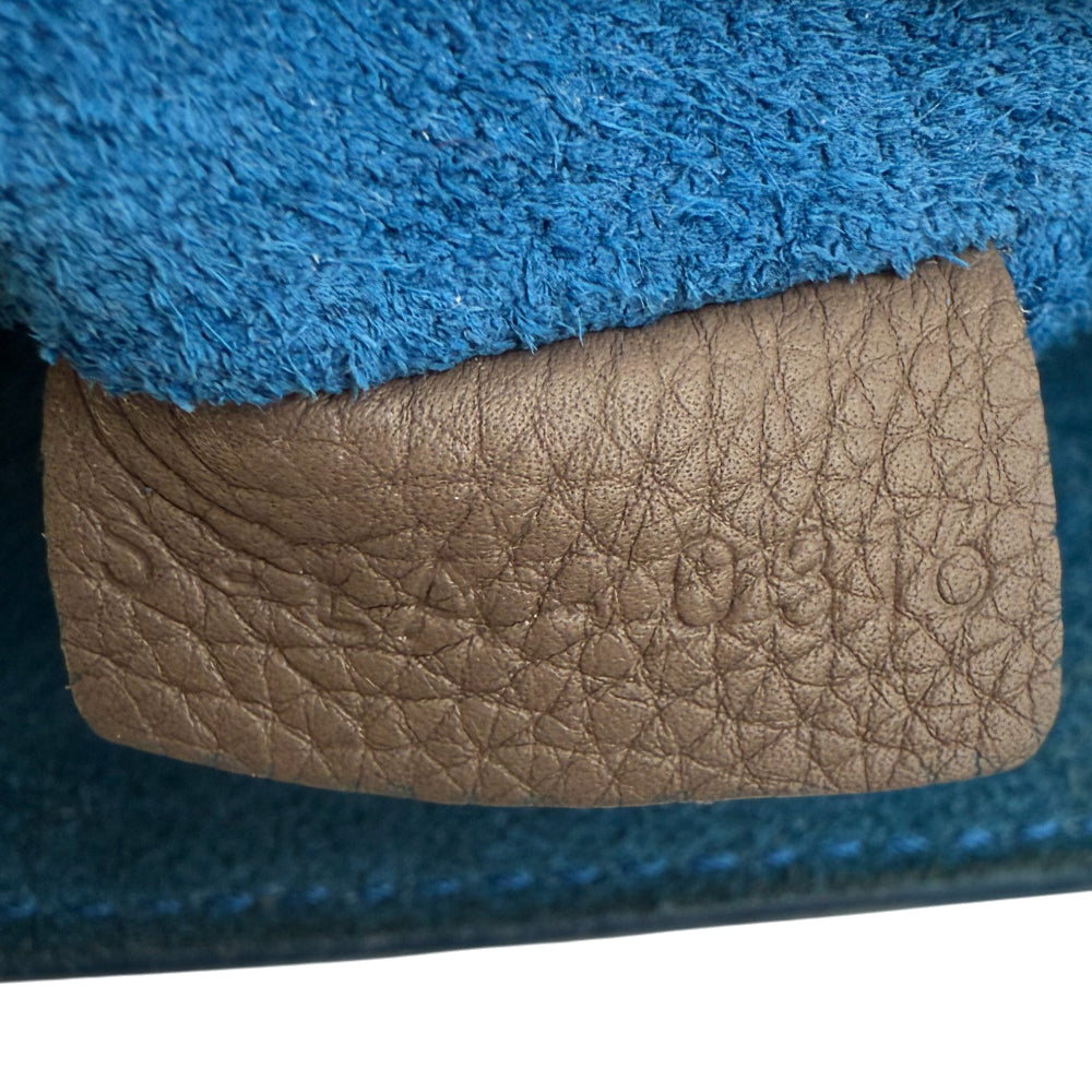 CELINE Phantom Brown Leather Medium Luggage Tote Bag LHQ1482