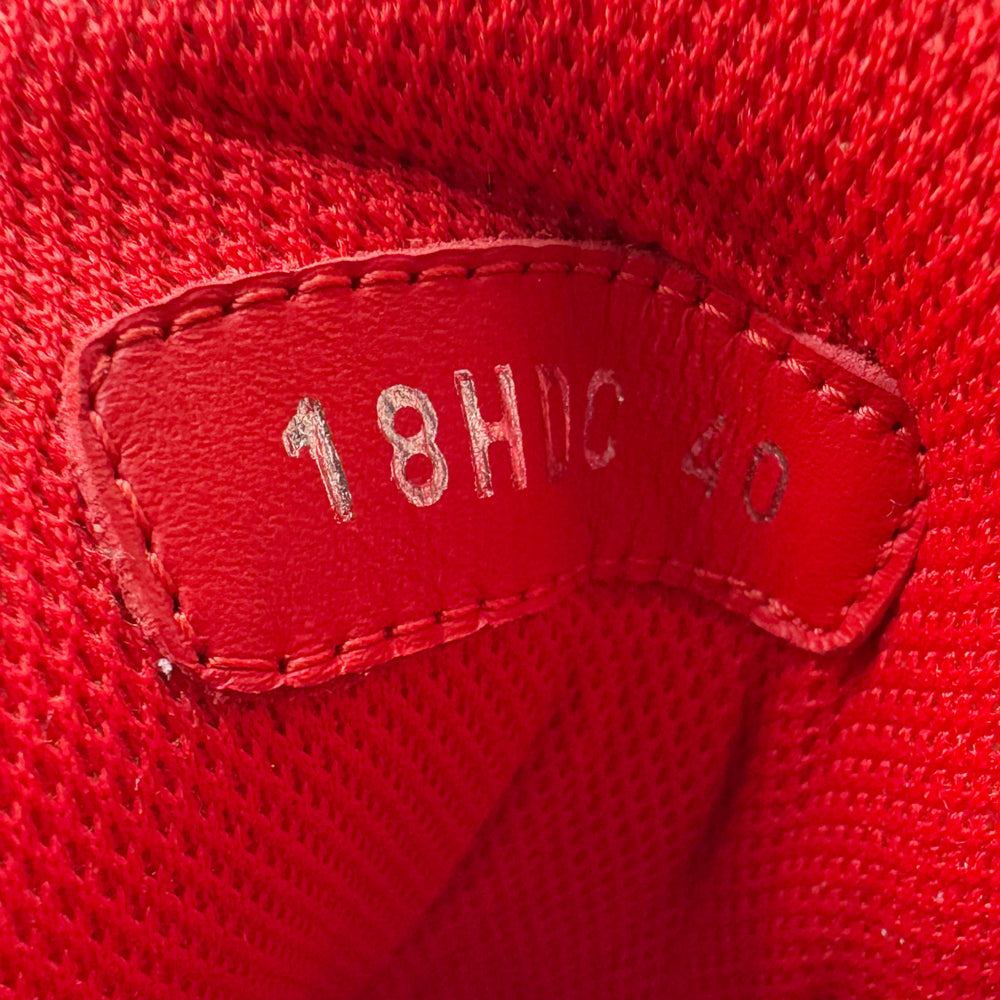 CHRISTIAN DIOR B22 White & Black Trainers Size 7 UK LHQ1487