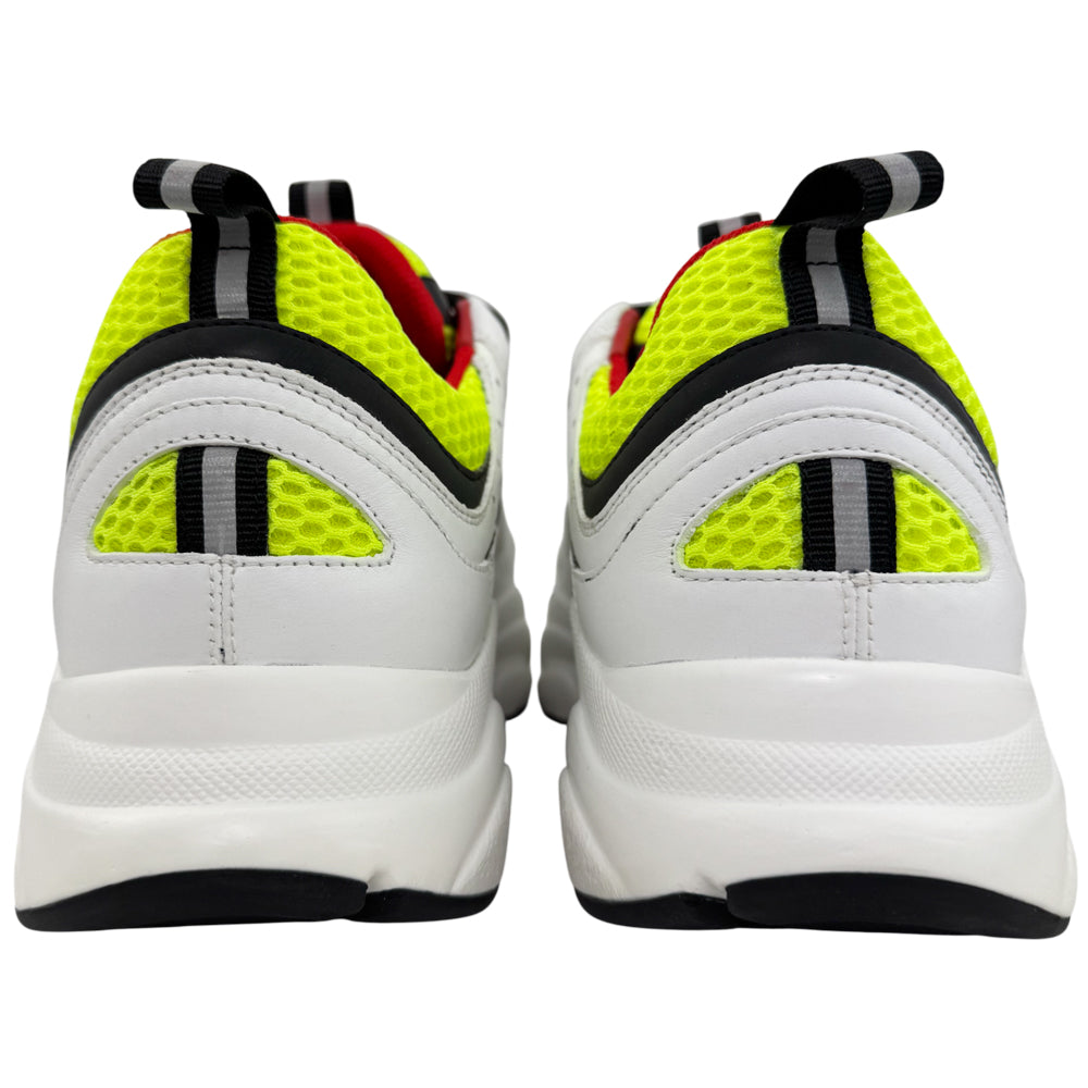 CHRISTIAN DIOR B22 White & Black Trainers Size 7 UK LHQ1487