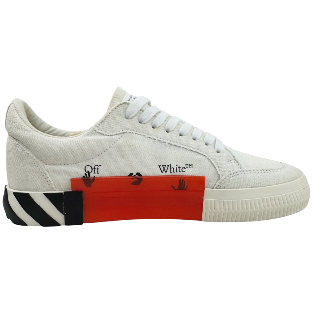 OFF-WHITE White Canvas Trainers Size 8 UK LHQ1490