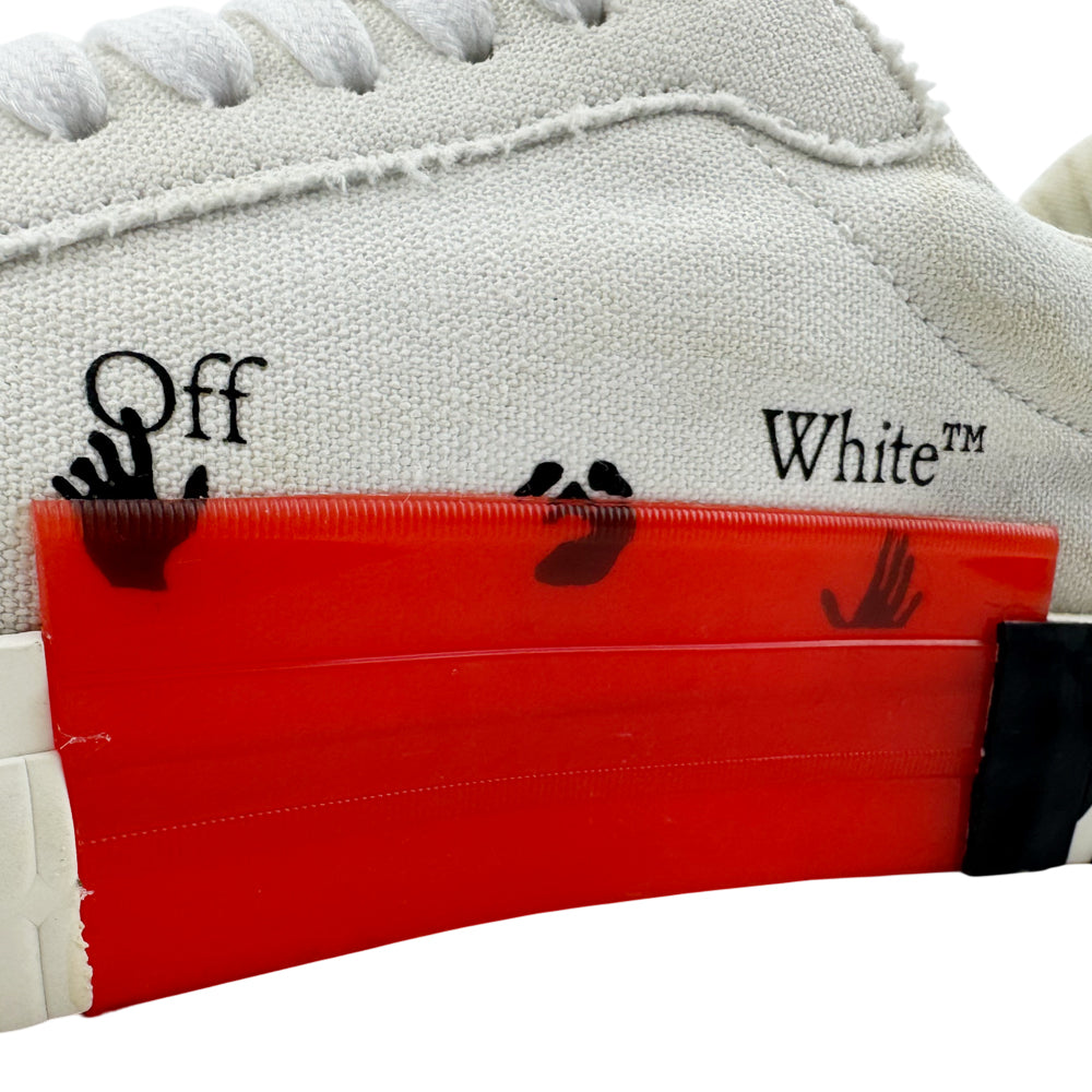 OFF-WHITE White Canvas Trainers Size 8 UK LHQ1490