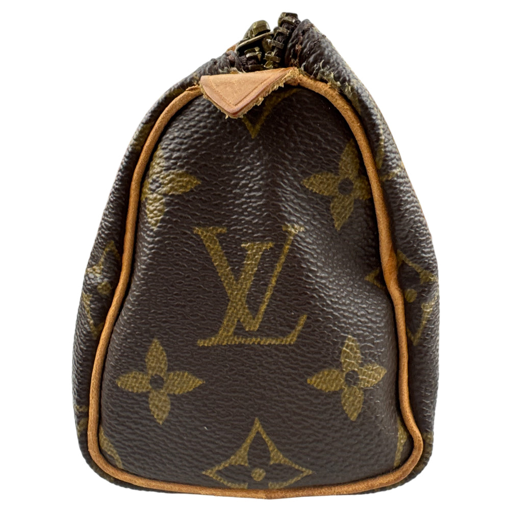 LOUIS VUITTON Mini Nano Speedy Monogram Shoulder Bag LHQ1492