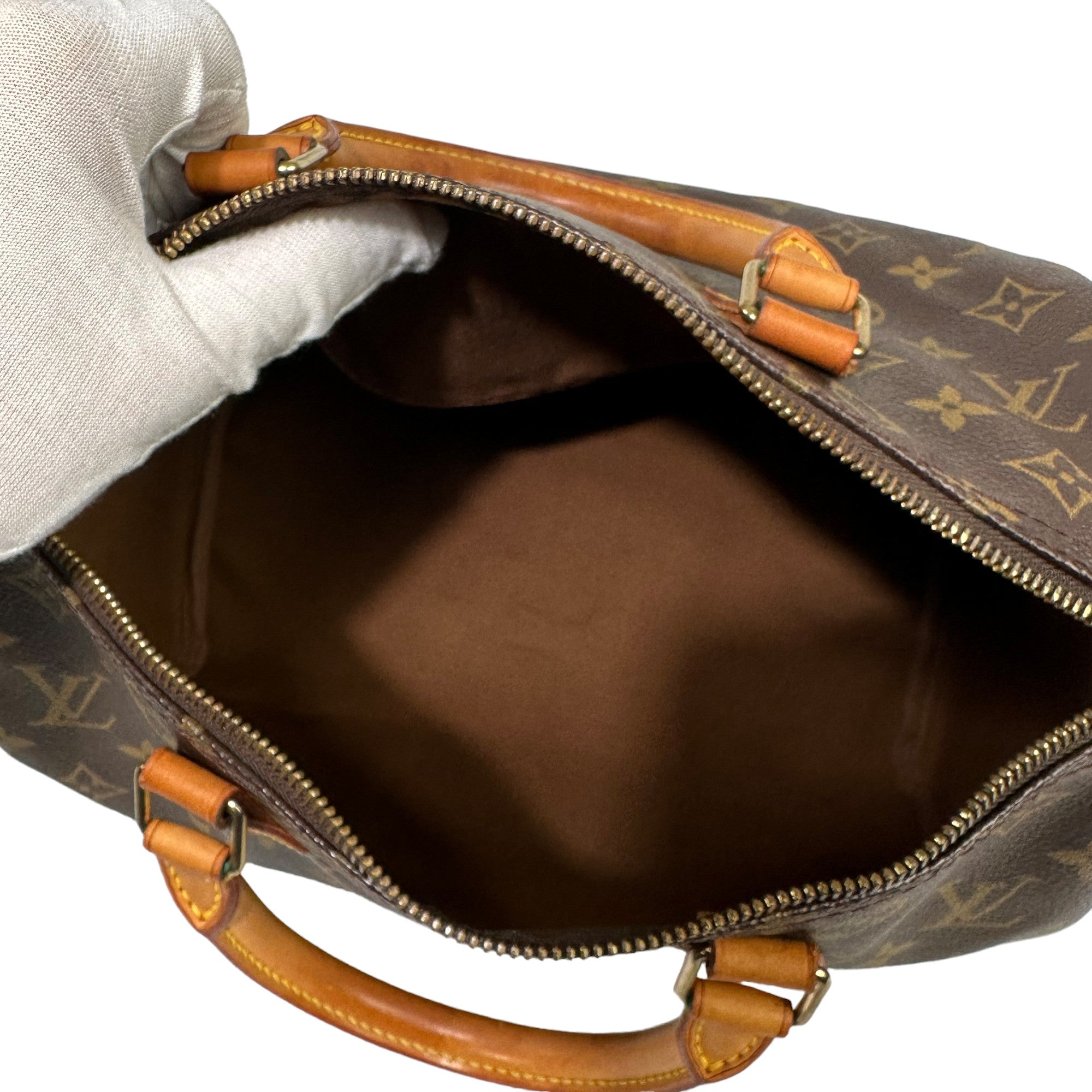 LOUIS VUITTON Speedy 30 Monogram Handbag Boston Bag LHQ15