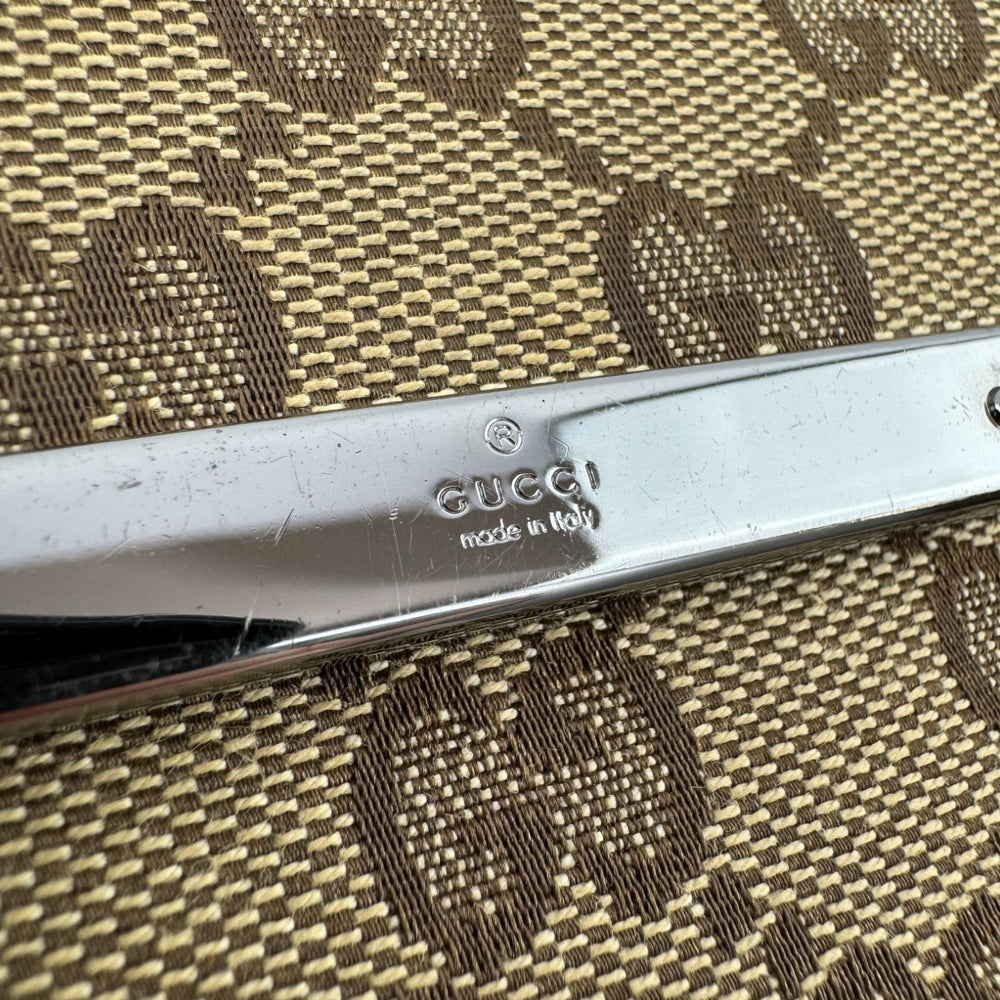 GUCCI GG Canvas Brown Long Purse LHQ1508