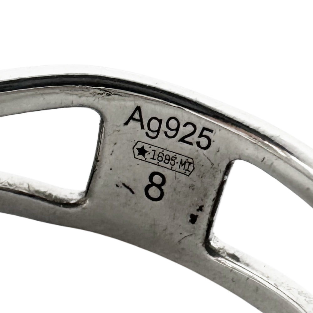 GUCCI Silver Ring Interlocking G Size I 1/2