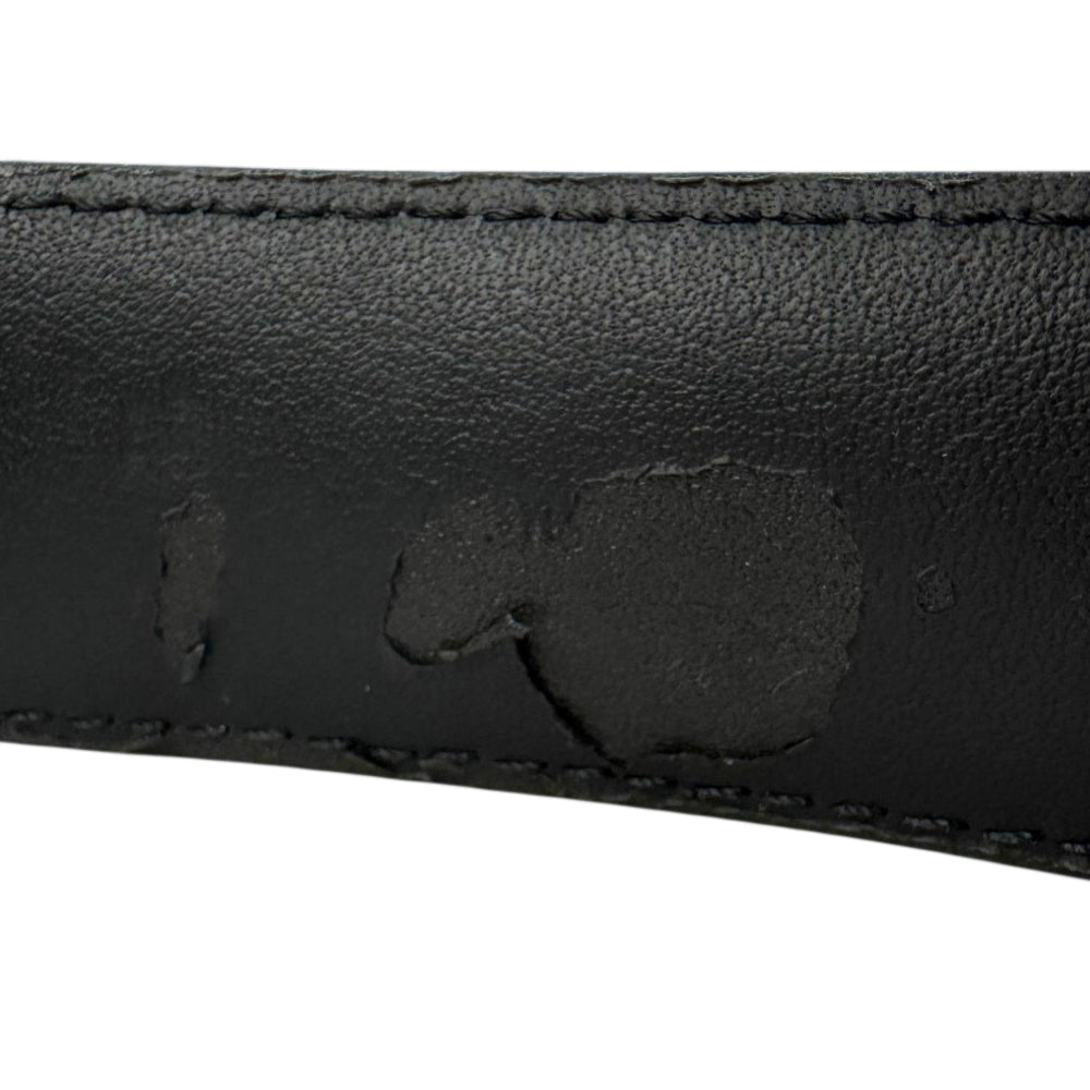 LOUIS VUITTON Damier Graphite Santur Neogram Belt Size 34" LHQ1516