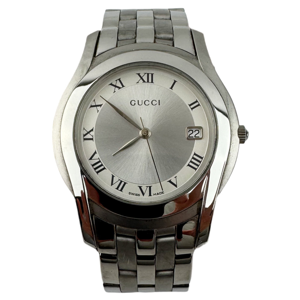 GUCCI Silver Dial Stainless Steel Watch LHQ1521