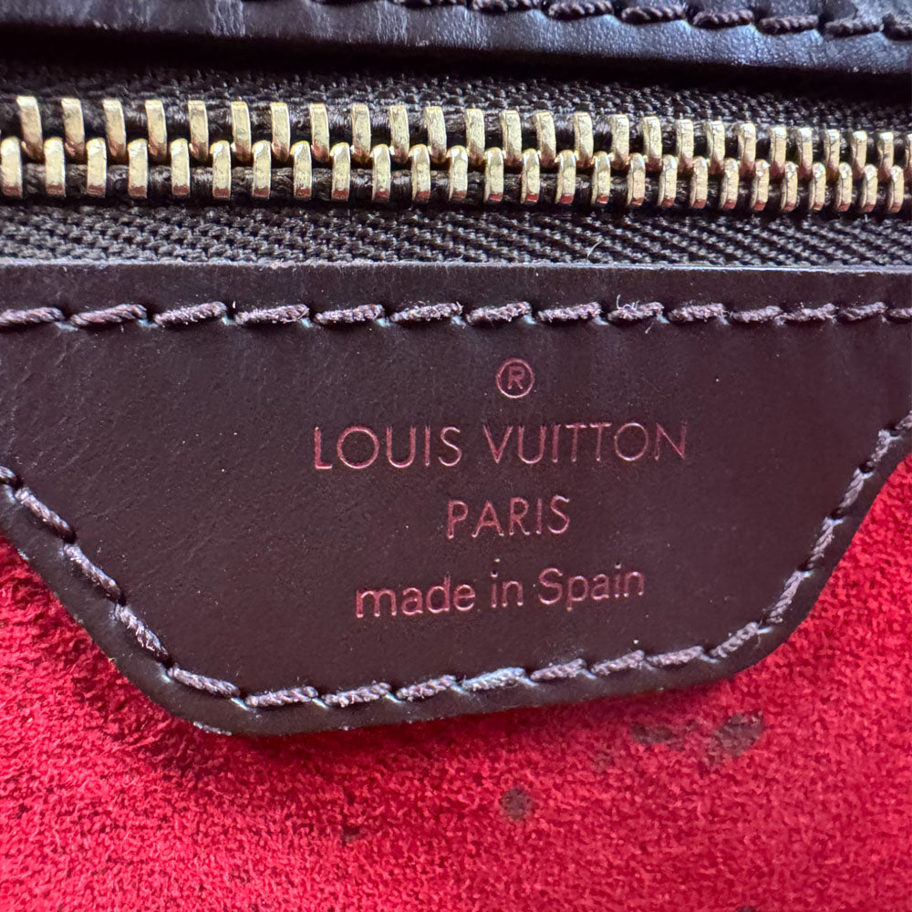 LOUIS VUITTON Hampstead PM Damier Ebene Handbag LHQ1526