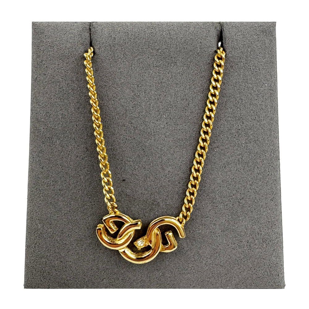 GIVENCHY Triple G Gold Jewel Necklace LHQ1531