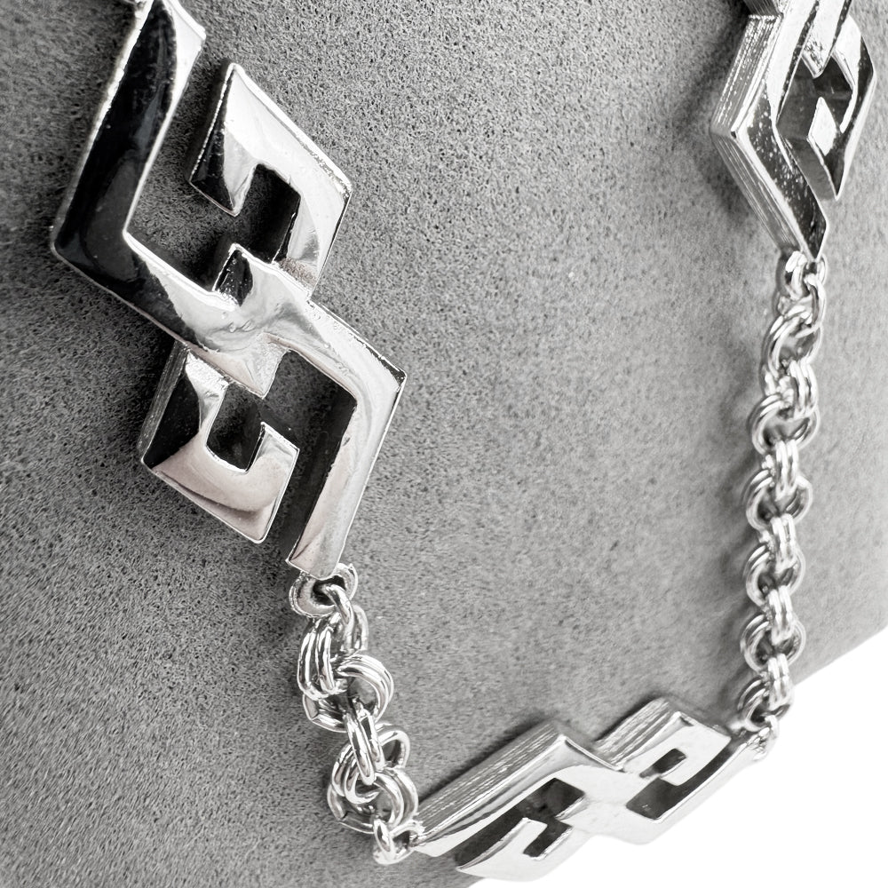 GIVENCHY G Silver Necklace LHQ1533