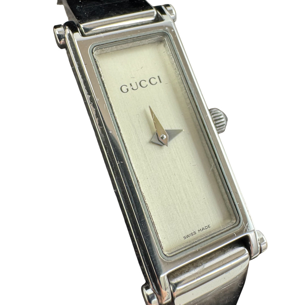 GUCCI Cream Dial Stainless Steel Bracelet Watch LHQ1535