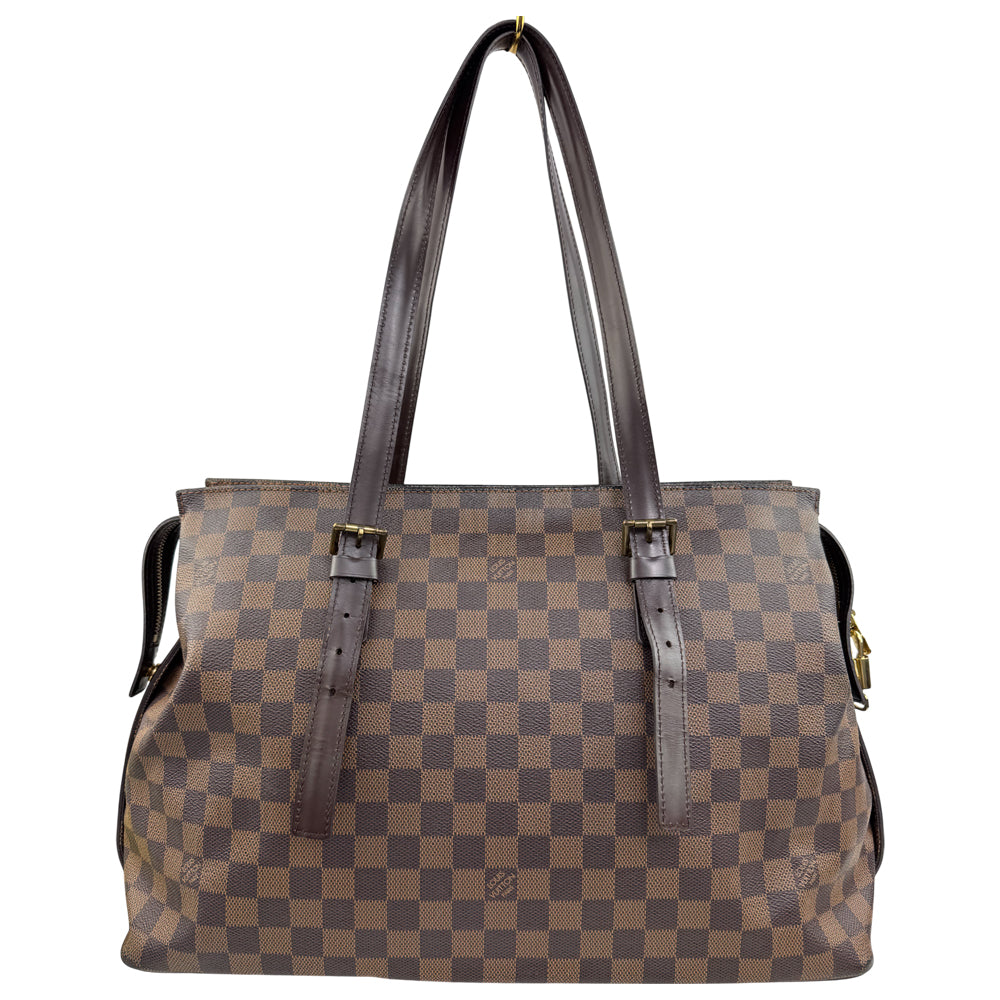 LOUIS VUITTON Damier Ebene Chelsea Tote Shoulder Bag LHQ1538