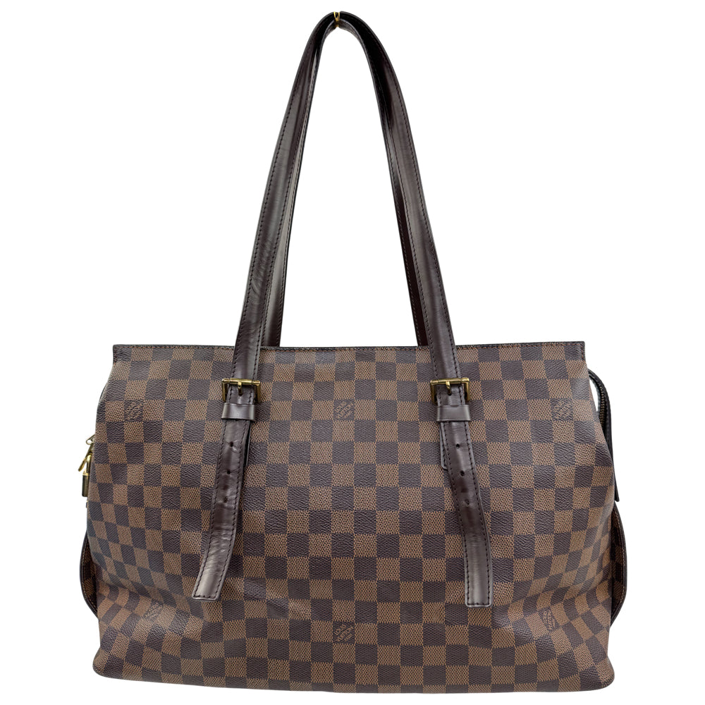 LOUIS VUITTON Damier Ebene Chelsea Tote Shoulder Bag LHQ1538
