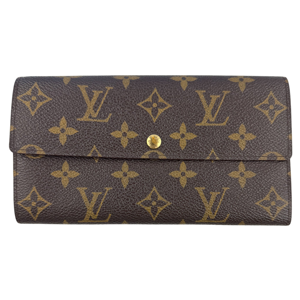 LOUIS VUITTON Monogram Sarah Long Purse LHQ1542