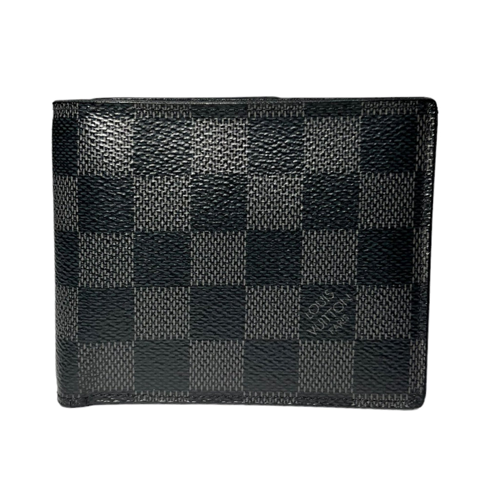 LOUIS VUITTON Damier Grafito Billetera con cremallera LHQ155