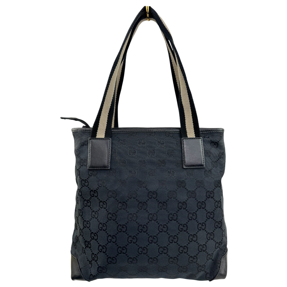 GUCCI GG Black Canvas Tote Bag LHQ1553