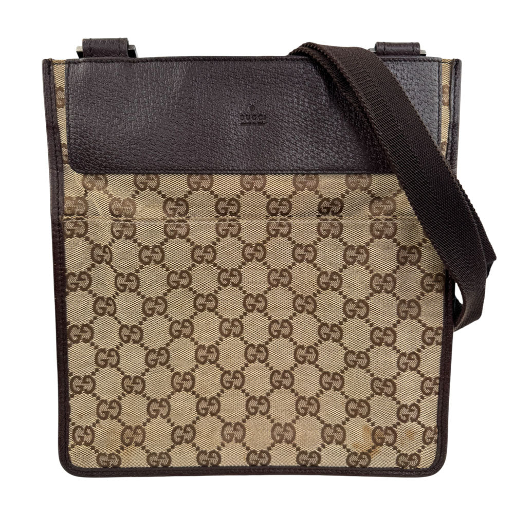 GUCCI GG Canvas Crossbody Shoulder Bag LHQ1558