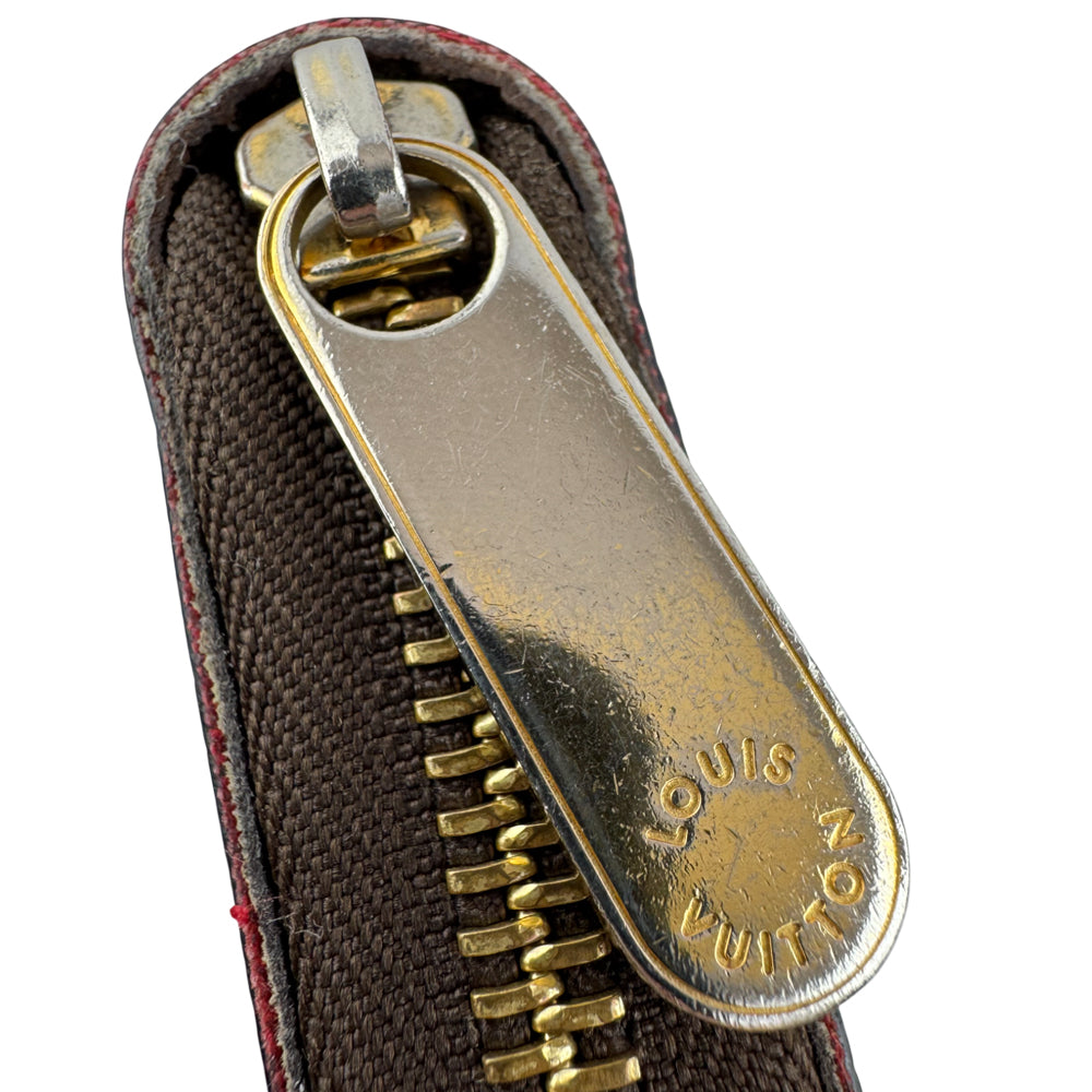 LOUIS VUITTON Damier Ebene Zippy Wallet Purse LHQ1563
