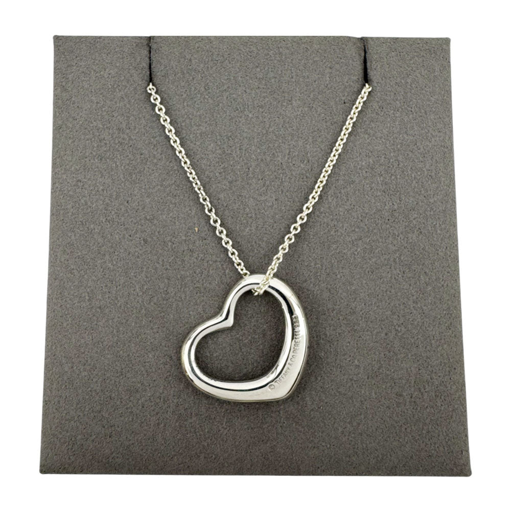 TIFFANY & CO Large Open Heart Necklace LHQ1567